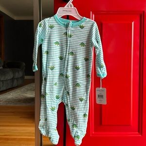 Emperor baby dinosaur footie pajamas